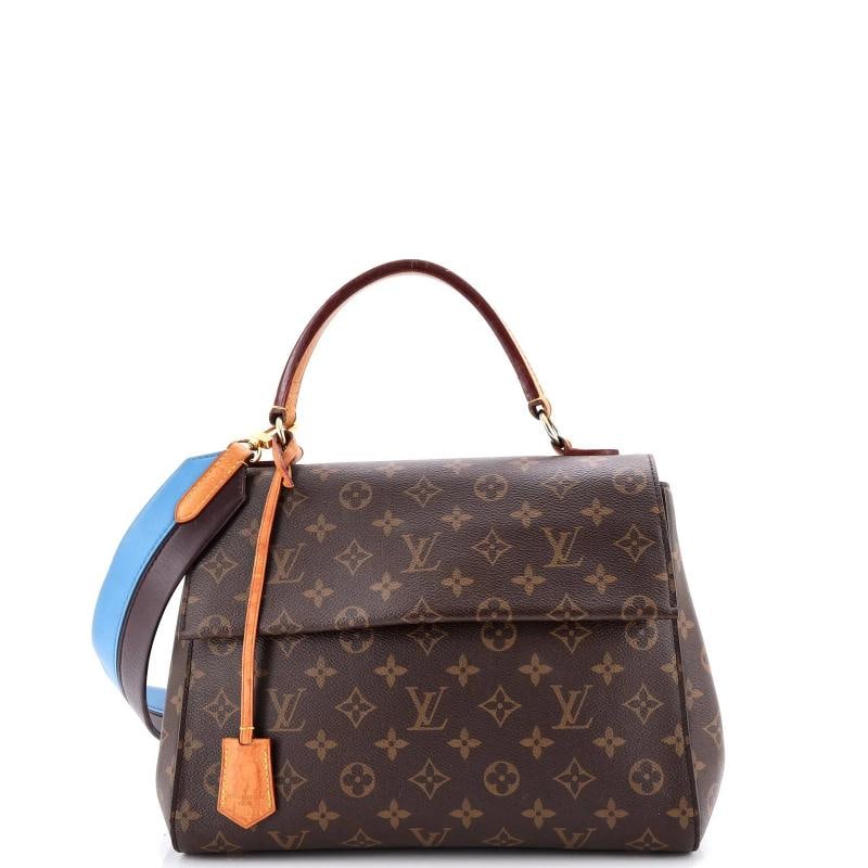 Louis Vuitton Cluny Top Handle Bag Monogram Canvas MM: Condition: Pre-owned - Good,Brand: Louis Vuitton,Exterior Material: Canvas Coated,Style: Shoulder Bags,Exterior Color: Brown,Department: Women,Size: Mm,Accessories: Clochette, With Strap