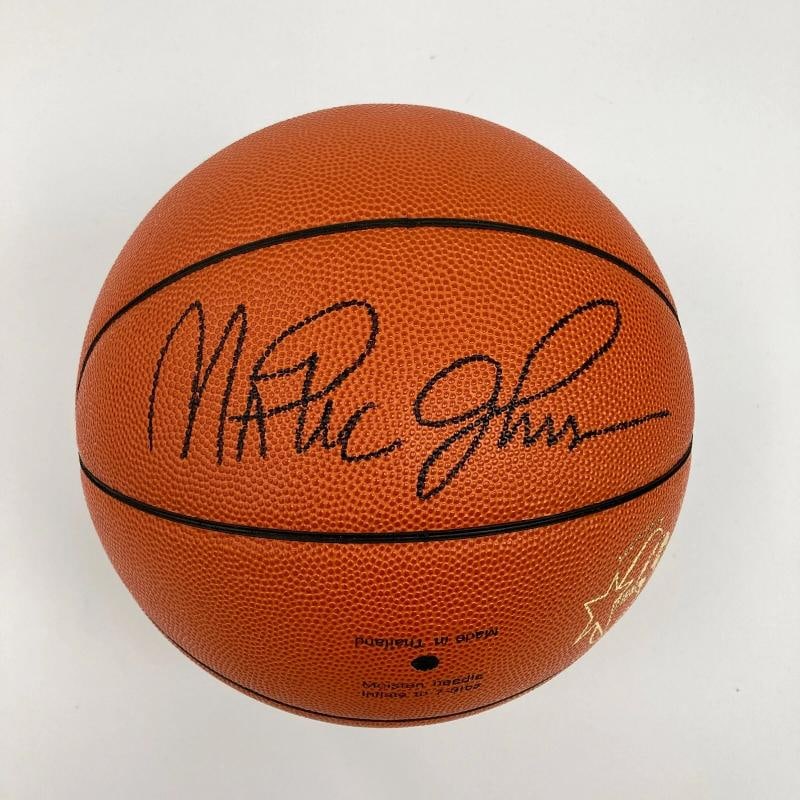 Magic Johnson Signed Official 1992 Olympics Game Basketball Dream Team JSA COA - 2