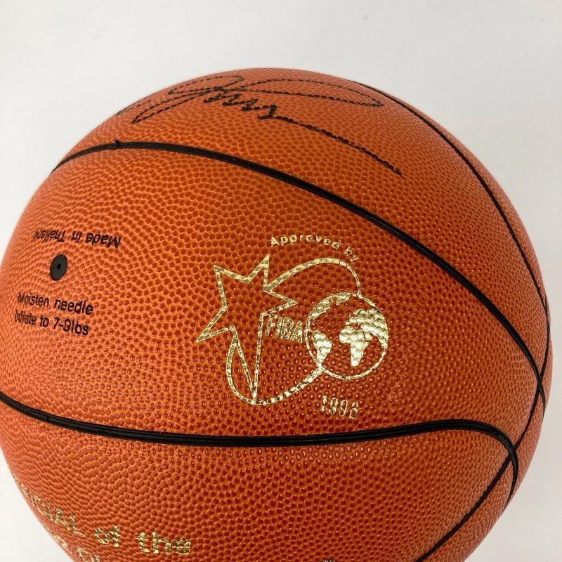 Magic Johnson Signed Official 1992 Olympics Game Basketball Dream Team JSA COA - 4