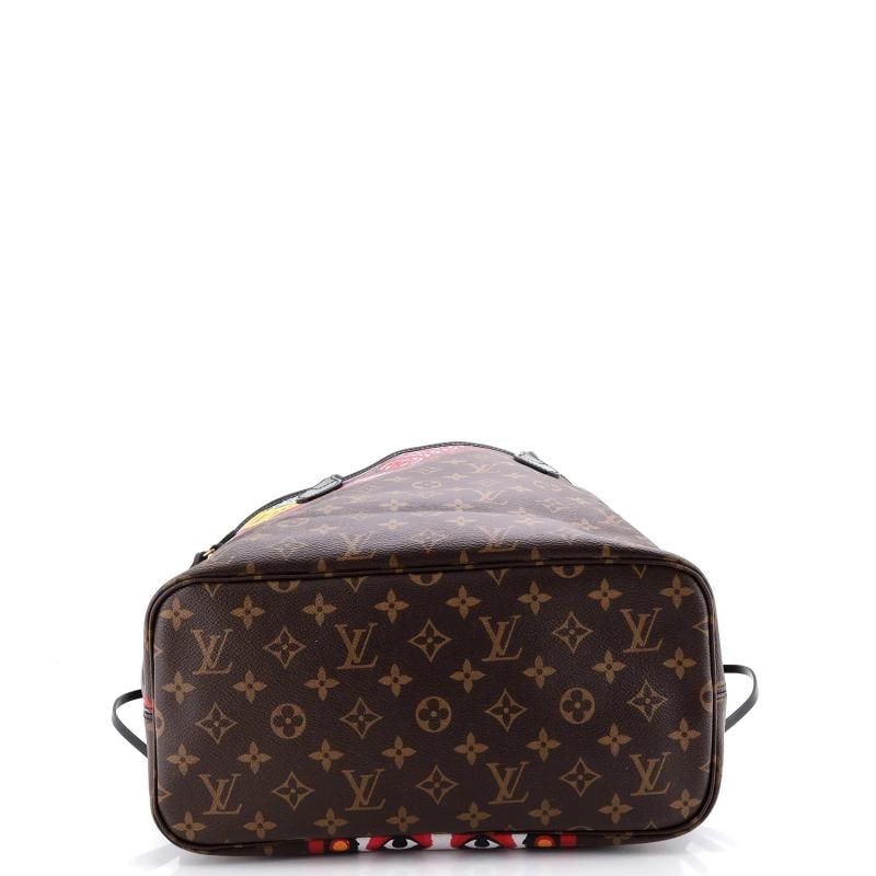 Louis Vuitton Neverfull NM Tote Limited Edition Kabuki Monogram Canvas MM - 4