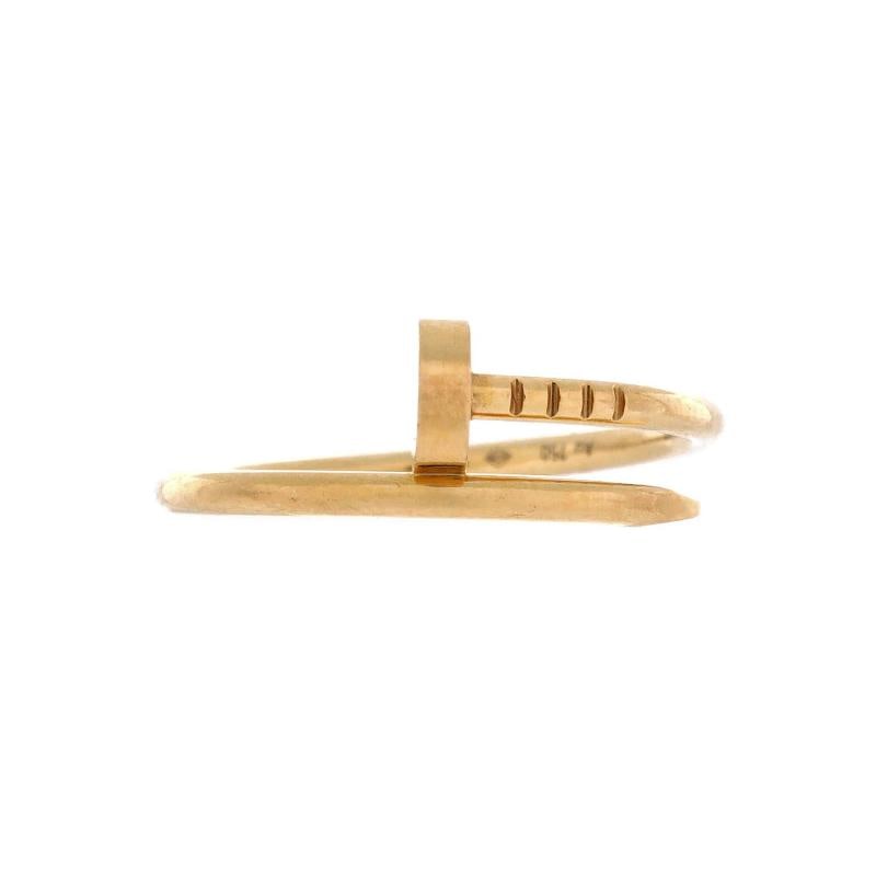 Cartier Juste un Clou Ring 18K Yellow Gold Small: Condition: Pre-owned - Good,Brand: Cartier,Main Stone: Unknown,Metal: 18K Yellow Gold,Metal Purity: 18K,Ring Size: 8 - 57,Type: Ring,Color: Yellow Gold,Style: 18K Yellow Gold,Material: 18K Yellow Gold