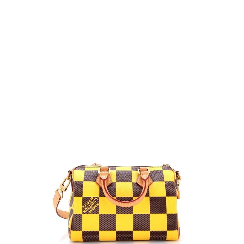 Louis Vuitton Speedy Bandouliere Bag Damier Pop 25 - 3