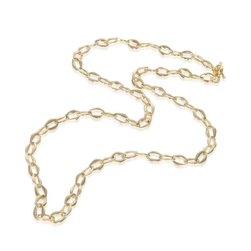 Tiffany & Co. Yellow Gold Elsa Peretti Aegean Necklace - 3