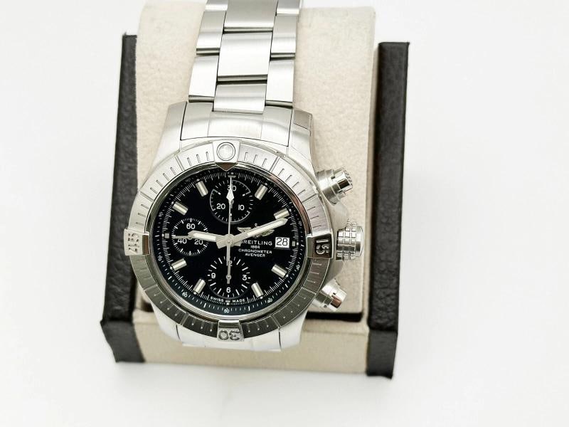 Breitling Avenger Chronograph 43 A13385 Stainless Steel Box Paper - 3