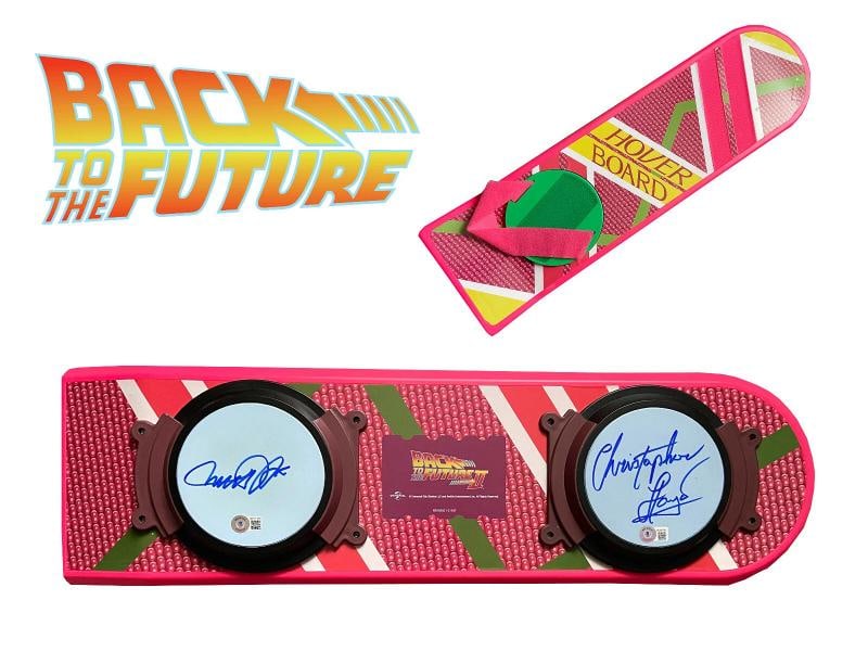 CHRISTOPHER LLOYD MICHAEL J FOX SIGNED BACK TO THE FUTURE HOVERBOARD BECKETT: Movie: BACK TO THE FUTURE 2,Original/Reproduction: Original,Signed by: MICHAEL J FOX CHRISTOPHER LLOYD,Autograph Authentication: Beckett,Industry: Movies,Country of Origin: United States