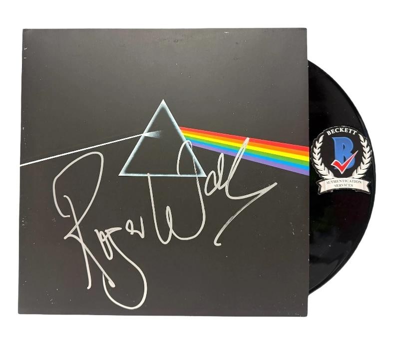 ROGER WATERS SIGNED AUTOGRAPH PINK FLOYD DARK SIDE OF THE MOON VINYL BECKETT BAS: Industry: Music,Size: 11X14,Signed: Yes,Autograph Authentication: Beckett,Object Type: Photograph,Original/Reproduction: Original,Modified Item: No,Country of Origin: United States