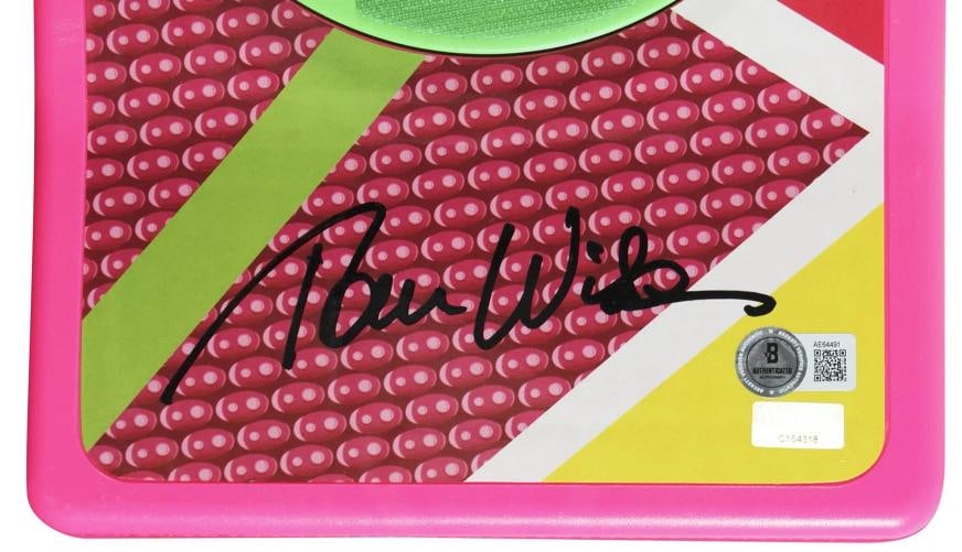Back To The Future (7) Fox, Lloyd, Thompson, Wilson +3 Signed Hoverboard BAS LOA - 4