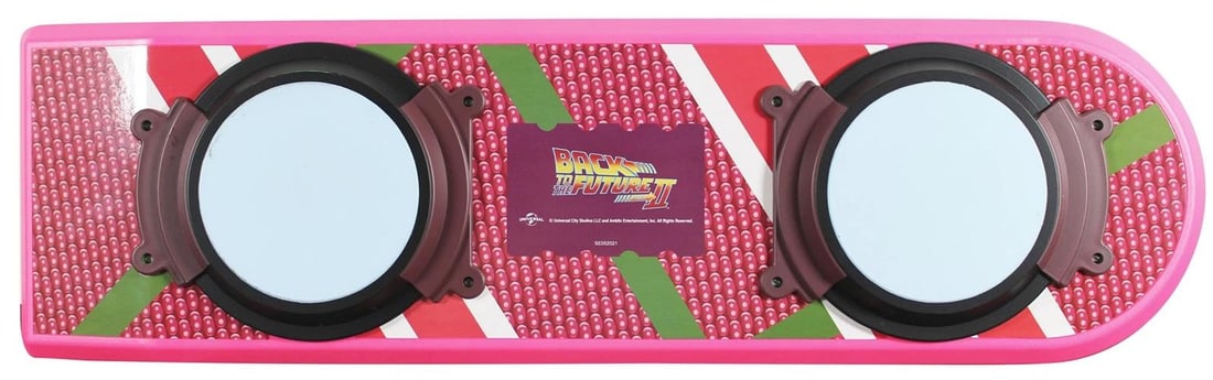 Back To The Future (7) Fox, Lloyd, Thompson, Wilson +3 Signed Hoverboard BAS LOA - 5