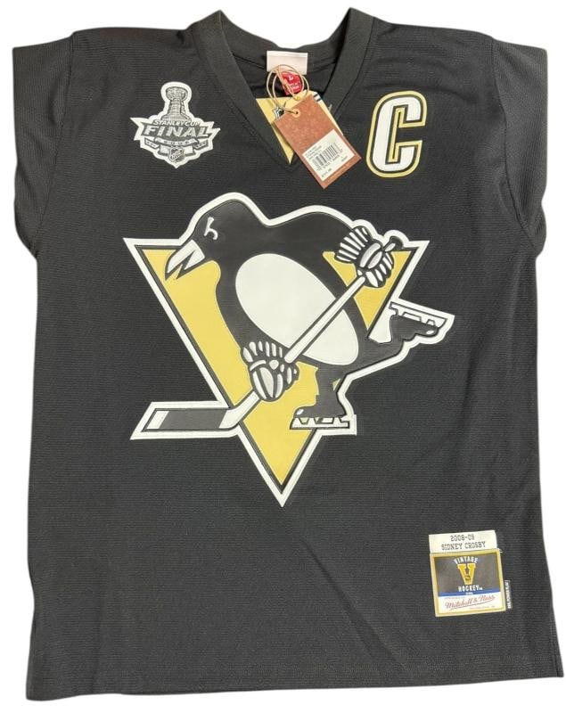 Sidney Crosby Pittsburgh Penguins Signed Auto Mitchell & Ness Jersey NW Beckett - 4