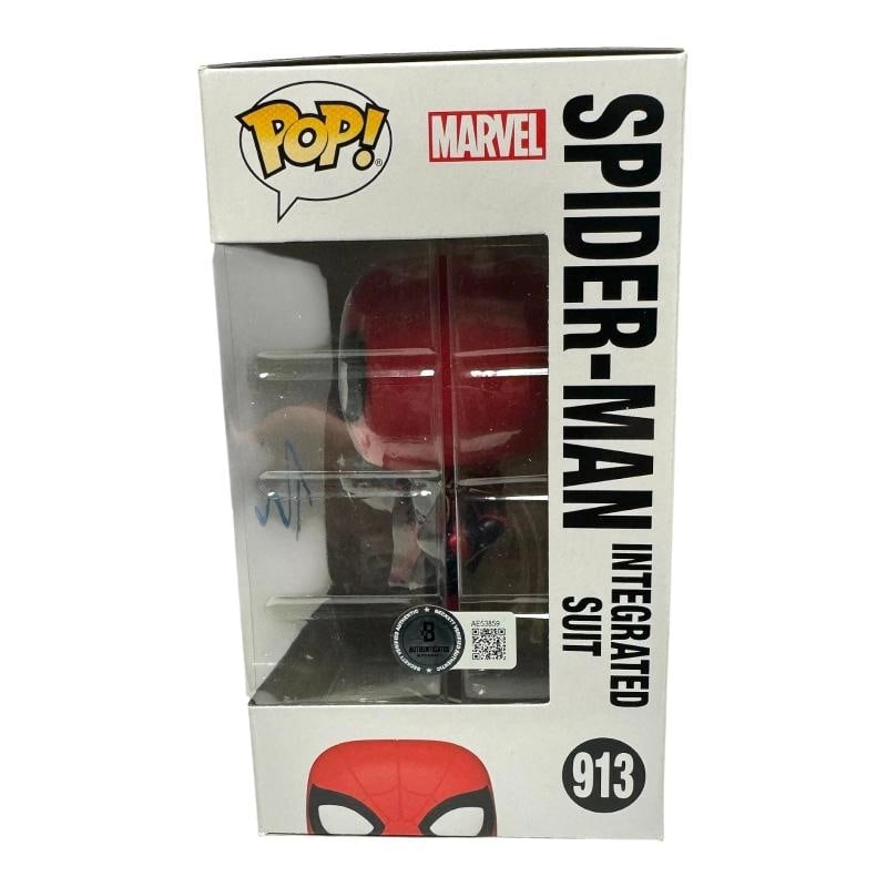 Tobey Maguire Signed Autograph Spider-Man No Way Home Funko Pop 913 Beckett BAS - 2
