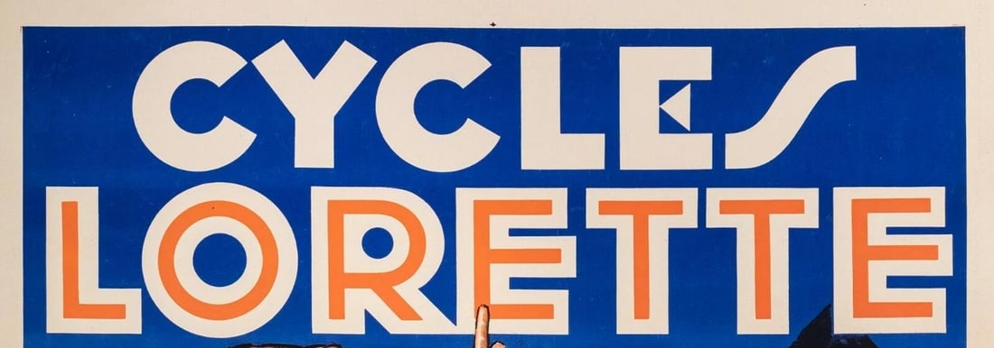 Original Poster - Cycles Lorette - Bicycle - Cycling - Bicycling Mountain - 1925 - 4