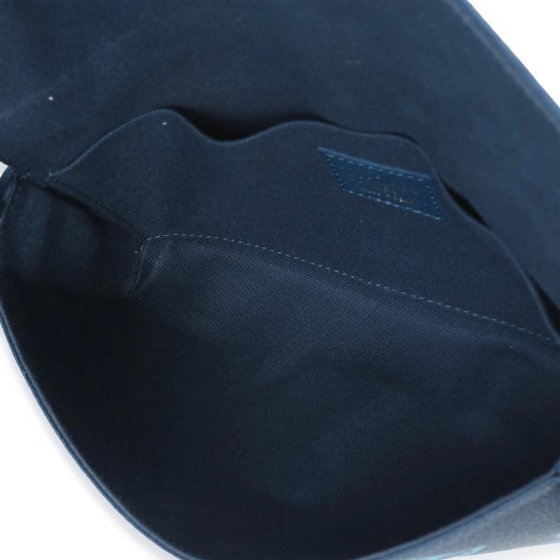 Louis Vuitton Gradient Blue Giant Monogram Empreinte Felicie Pochette - 5