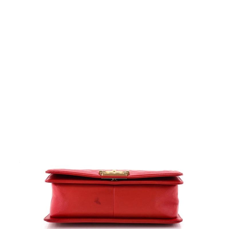 Chanel Boy Flap Bag Quilted Lambskin Old Medium - 4