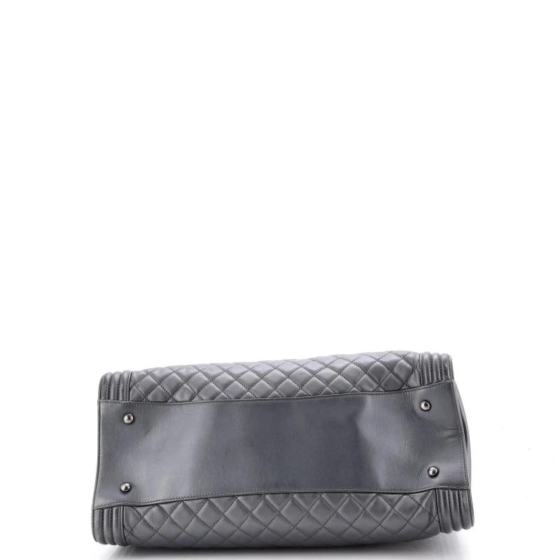 Chanel Boy Shopping Tote Quilted Lambskin Large - 4