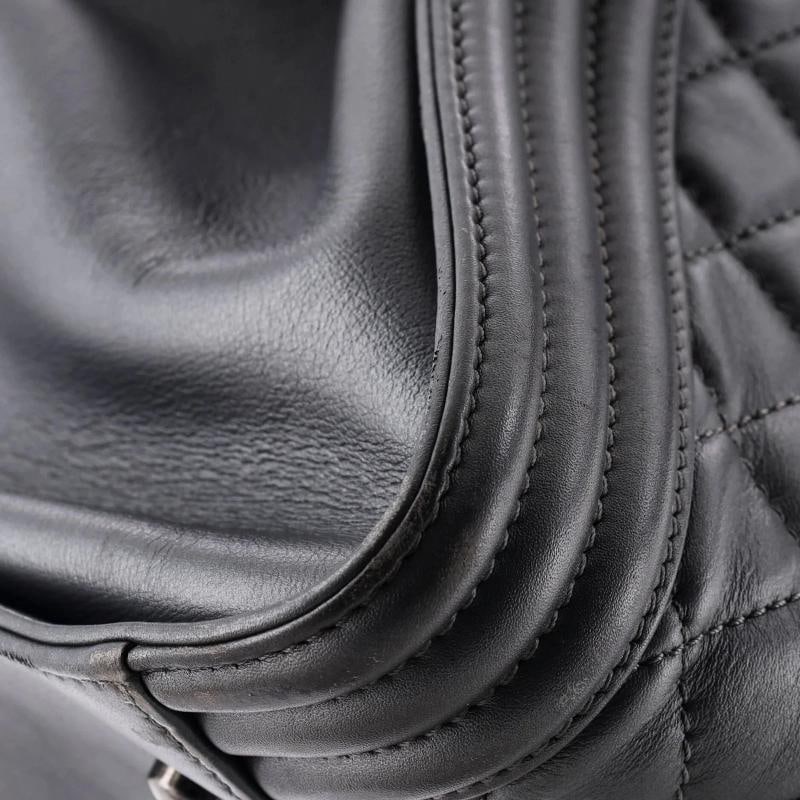 Chanel Boy Shopping Tote Quilted Lambskin Large - 6