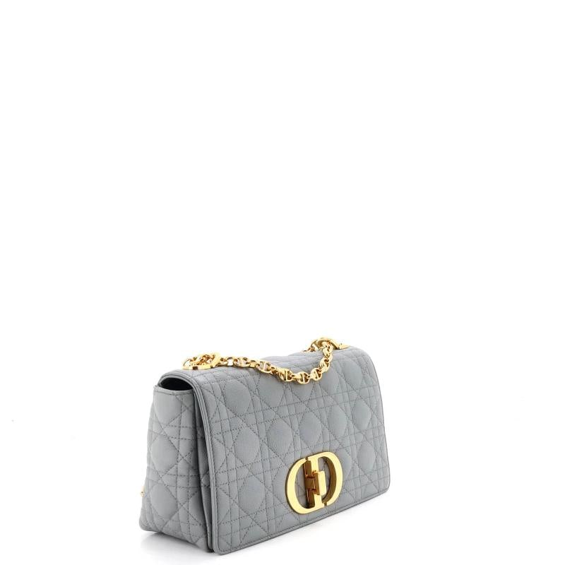 Christian Dior Caro Bag Cannage Quilt Calfskin New Medium - 2