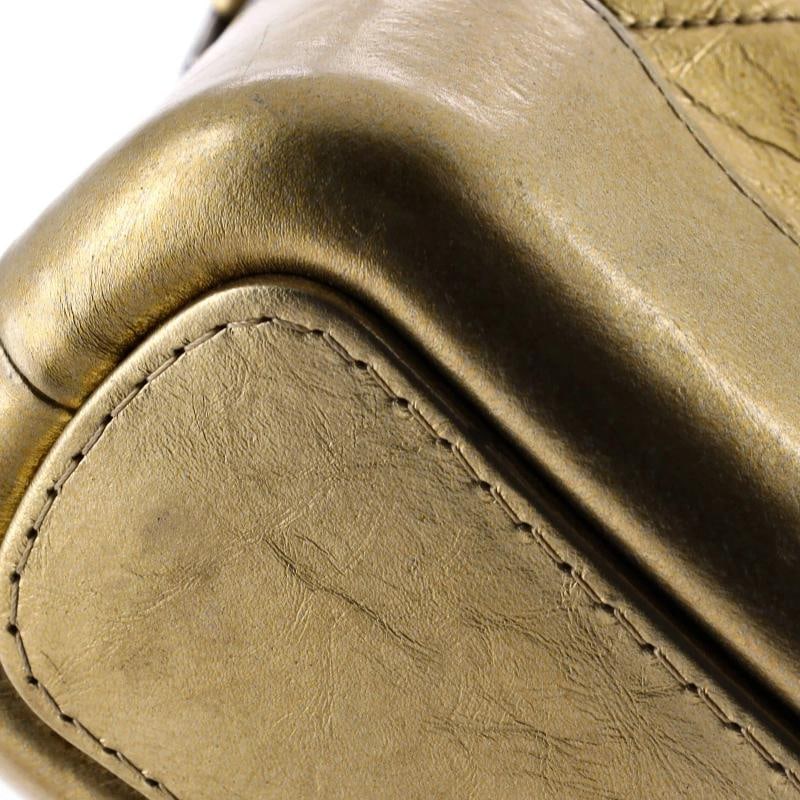 Chanel Gabrielle Hobo Quilted Metallic Aged Calfskin Small - 6
