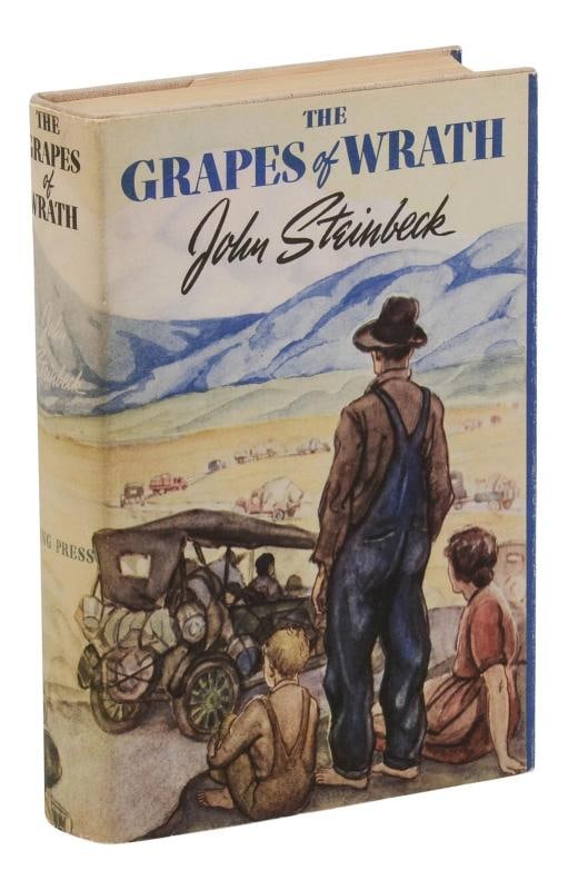 The Grapes of Wrath ~ by JOHN STEINBECK ~ First Edition ~ 1st Printing 1939 (1 of 9)