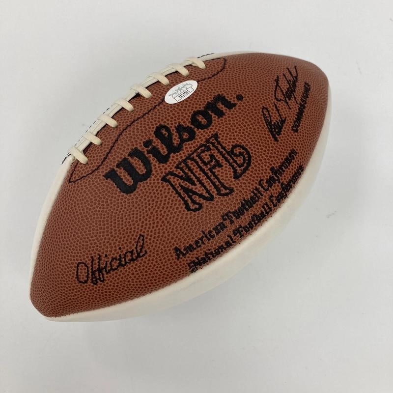 1966 Green Bay Packers Super Bowl 1 Champs Team Signed Football JSA COA - 8