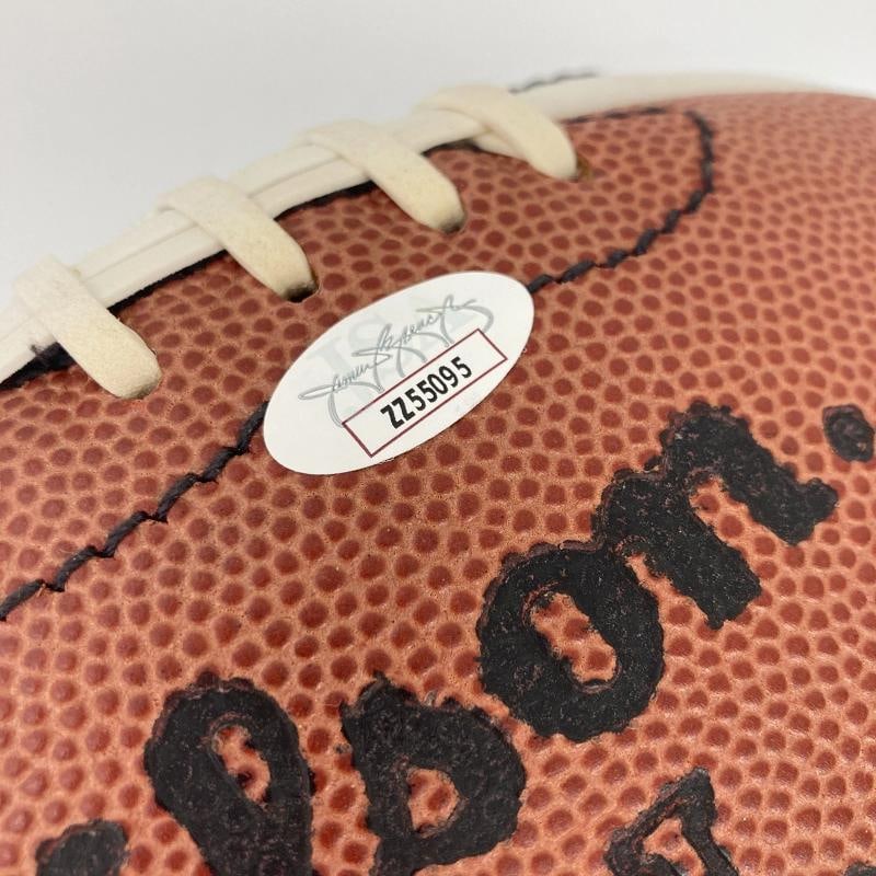 1966 Green Bay Packers Super Bowl 1 Champs Team Signed Football JSA COA - 9
