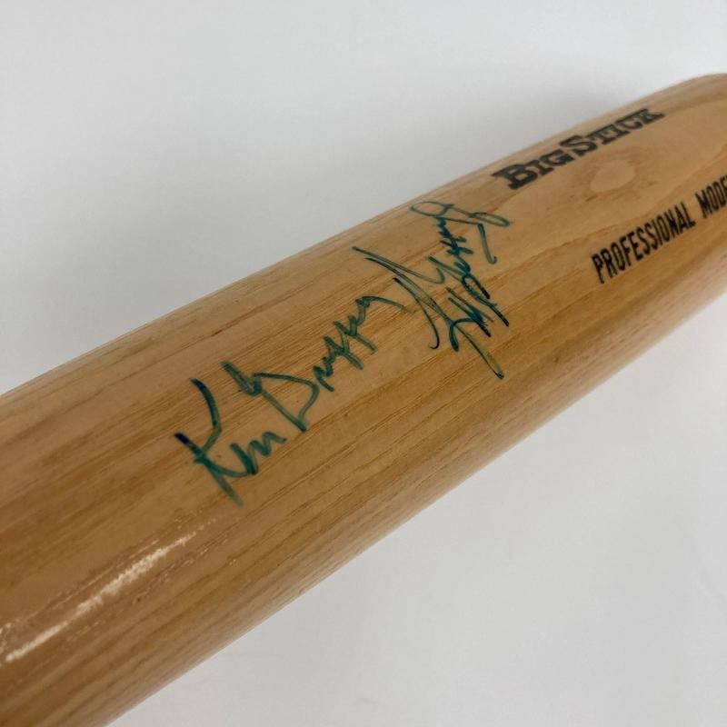 Ken Griffey Jr. & Ken Griffey Sr. Signed Rawlings Baseball Bat JSA COA - 4