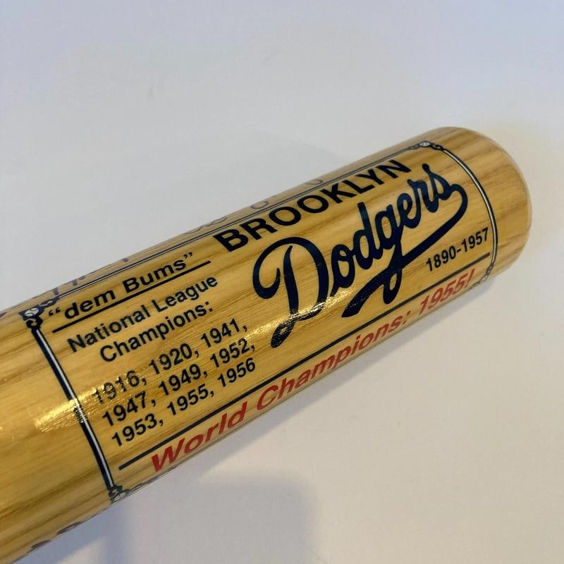 Sandy Koufax Brooklyn Dodgers Legends Signed Cooperstown Baseball Bat JSA - 10