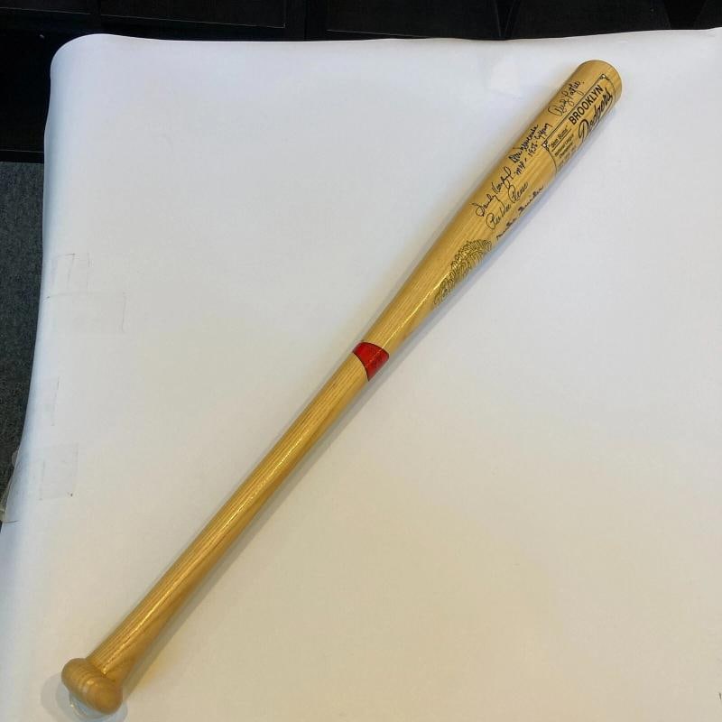 Sandy Koufax Brooklyn Dodgers Legends Signed Cooperstown Baseball Bat JSA - 2