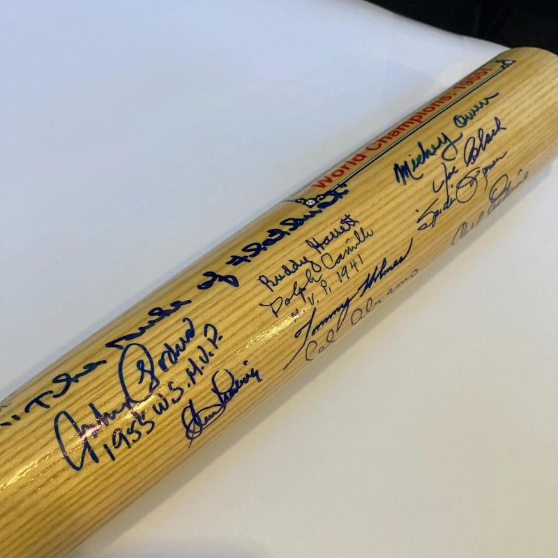 Sandy Koufax Brooklyn Dodgers Legends Signed Cooperstown Baseball Bat JSA - 7