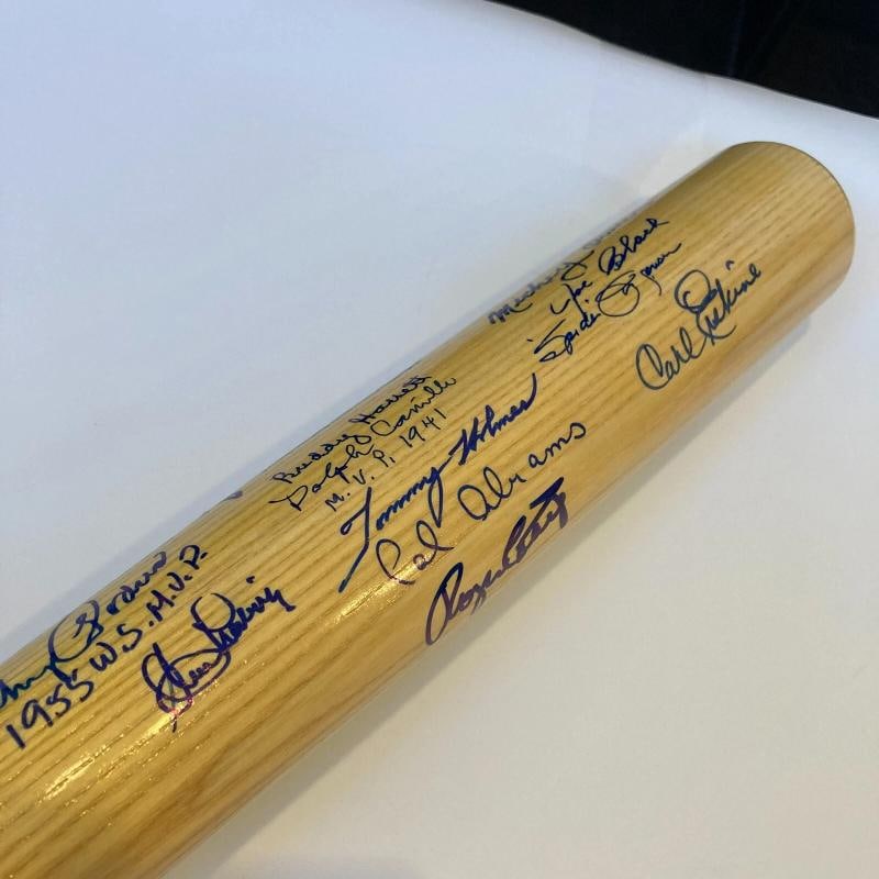Sandy Koufax Brooklyn Dodgers Legends Signed Cooperstown Baseball Bat JSA - 8