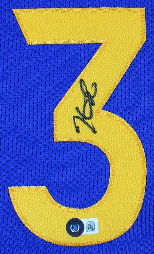 Kevin Durant Authentic Signed Blue Pro Style Framed Jersey BAS Witnessed - 2