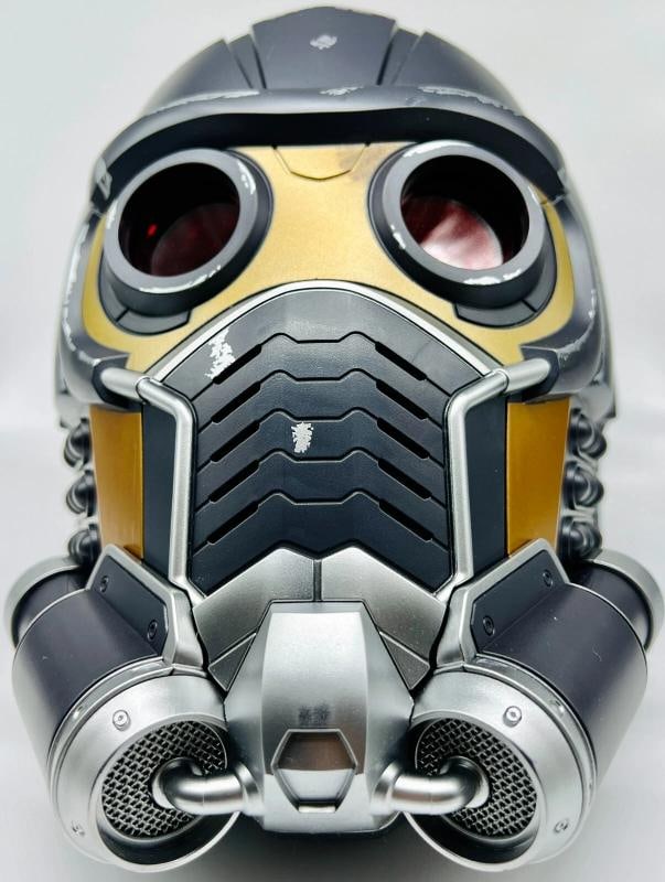 Marvel Legends Star Lord Chris Pratt Signed Helmet Beckett Witnessed - 11