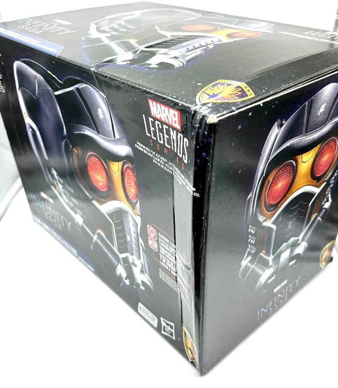 Marvel Legends Star Lord Chris Pratt Signed Helmet Beckett Witnessed - 14