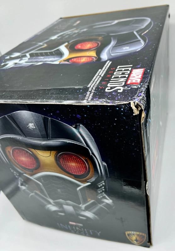Marvel Legends Star Lord Chris Pratt Signed Helmet Beckett Witnessed - 15