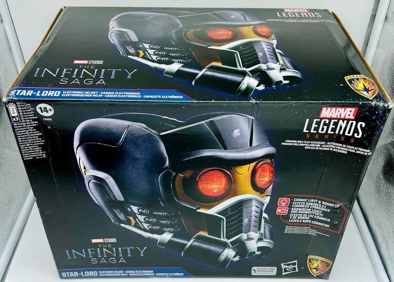 Marvel Legends Star Lord Chris Pratt Signed Helmet Beckett Witnessed - 16