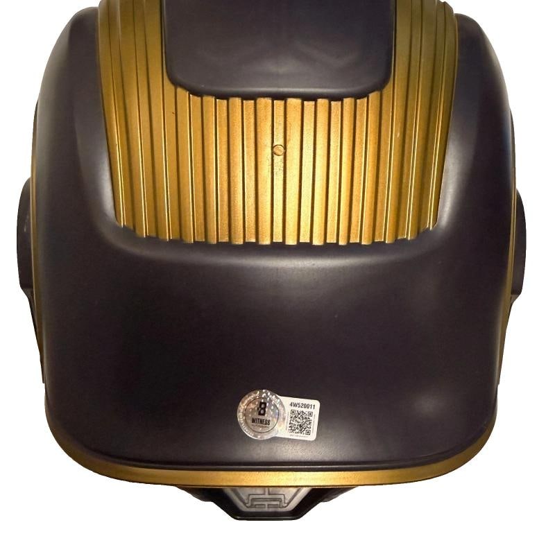 Marvel Legends Star Lord Chris Pratt Signed Helmet Beckett Witnessed - 8