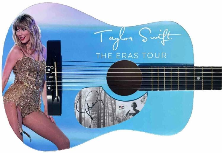 Taylor Swift Signed Custom Guitar (PSA): Industry: Music,Signed: Yes,Autograph Authentication: Professional Sports (PSA/DNA),Object Type: Guitar & Guitar Pick,Original/Reproduction: Original,Country of Origin: United States