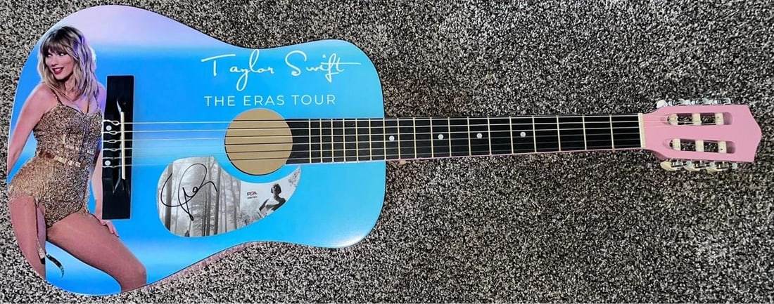 Taylor Swift Signed Custom Guitar (PSA) - 2