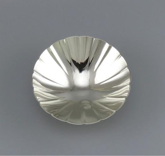 Antique c1920 Tiffany & Co Sterling Silver Ruffled Lobed Fruit Bowl or Dish - 4