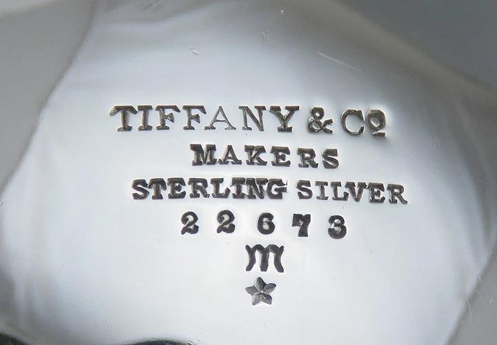 Antique c1920 Tiffany & Co Sterling Silver Ruffled Lobed Fruit Bowl or Dish - 7