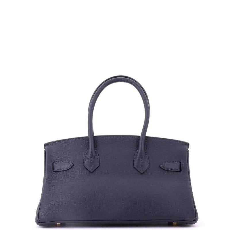 Hermes Shoulder Light Birkin Bag Evercolor 29 - 4