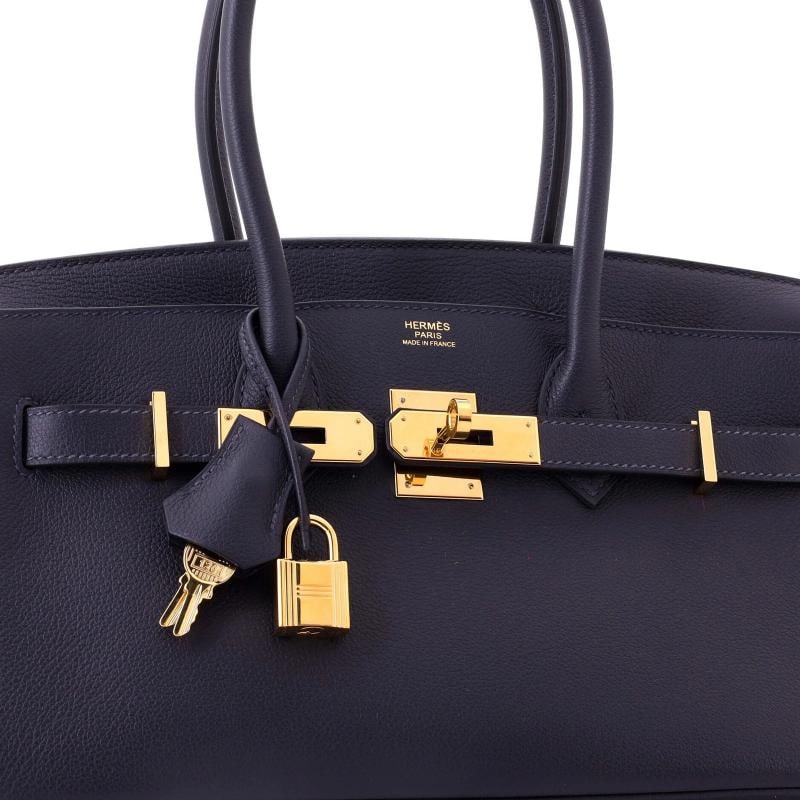 Hermes Shoulder Light Birkin Bag Evercolor 29 - 7