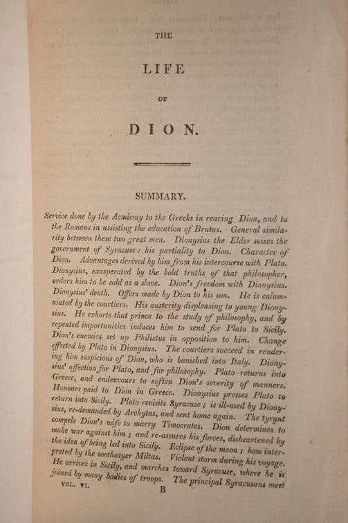 1813 Plutarch's Lives Fine Leather Bindings Great Condition - 14