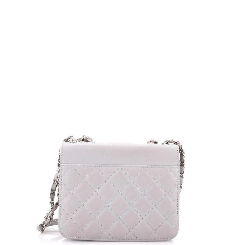 Chanel CC Box Flap Bag Quilted Calfskin Mini - 3