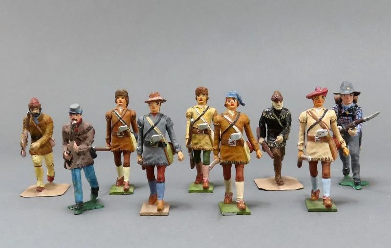 9 VTG Lead Soldiers American Civil War 4th Virginia Confederate Infantry: Condition: Used: An item that has been used previously. See the sellerÃ¢â‚¬â„¢s listing for full details and description of any imperfections. ,Brand: