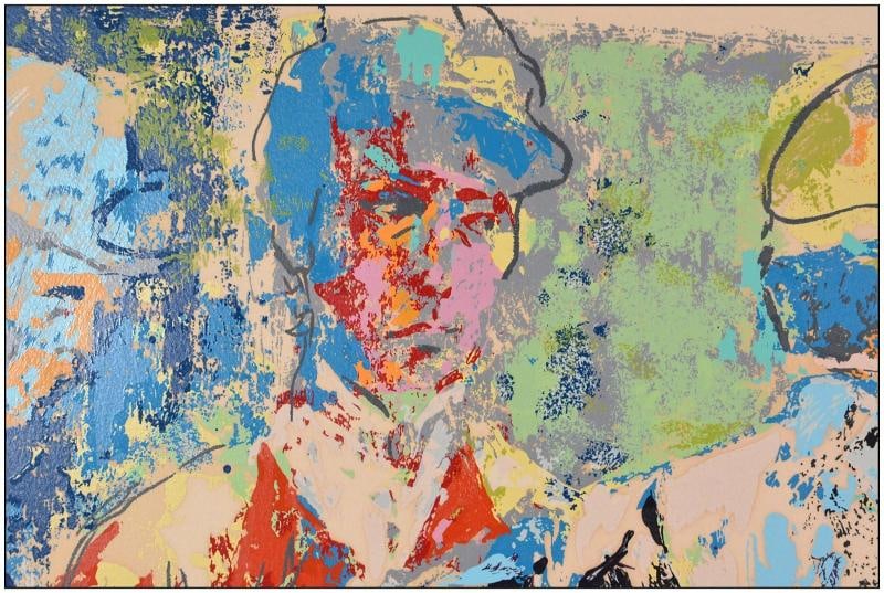 LeRoy Neiman Original Four Jockeys Serigraph Figures Hand Signed Framed Artwork - 4