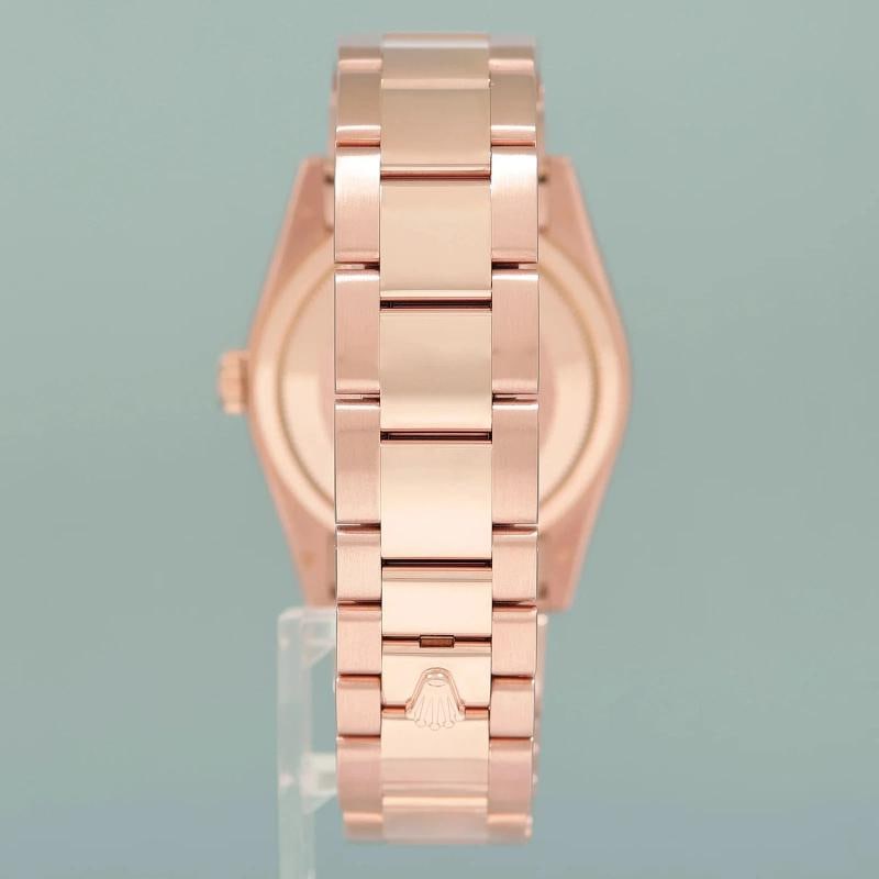 MINT Rolex President Day Date 36mm Rose Gold 118205 White Roman Watch Box - 5