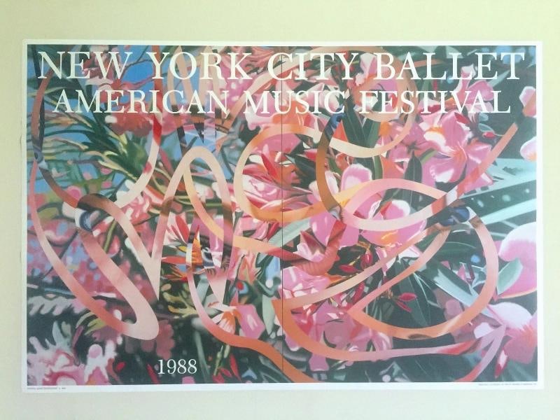 VTG 1988 JAMES ROSENQUIST "NYC BALLET" ORIGINAL LITHOGRAPH PRINT POP ART POSTER: Condition: New: A brand-new, unused, unopened, undamaged item (including handmade items). See the seller's listing for full details. ,Features: RARE OUT OF PRINT,Width (Inches): 36 1/2,Listed By: