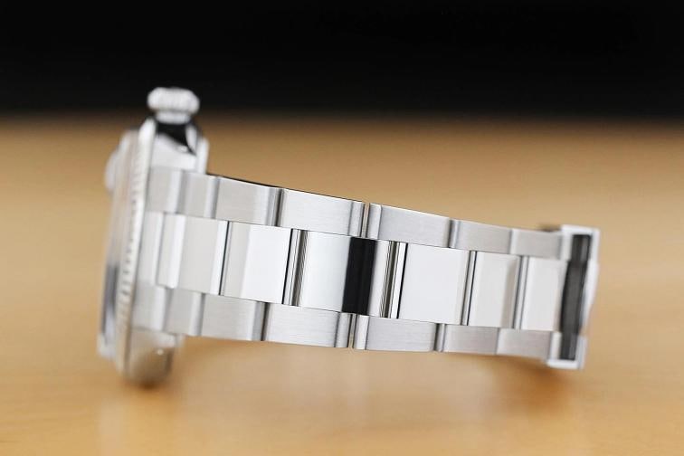 ROLEX MENS DATEJUST ICE BLUE 18K GOLD STAINLESS STEEL WATCH w/ OYSTER BRACELET - 5