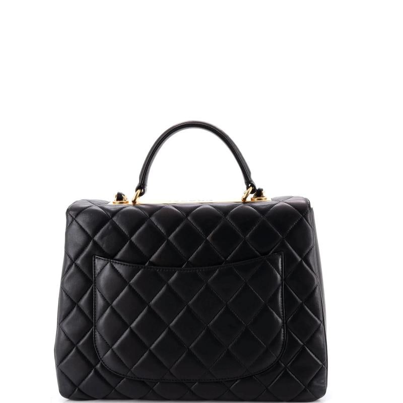 Chanel Trendy CC Top Handle Bag Quilted Lambskin Large - 3