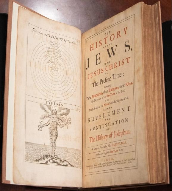 Thomas Taylor Mr Basnage / The History of the Jews 1st Edition 1708 - 6